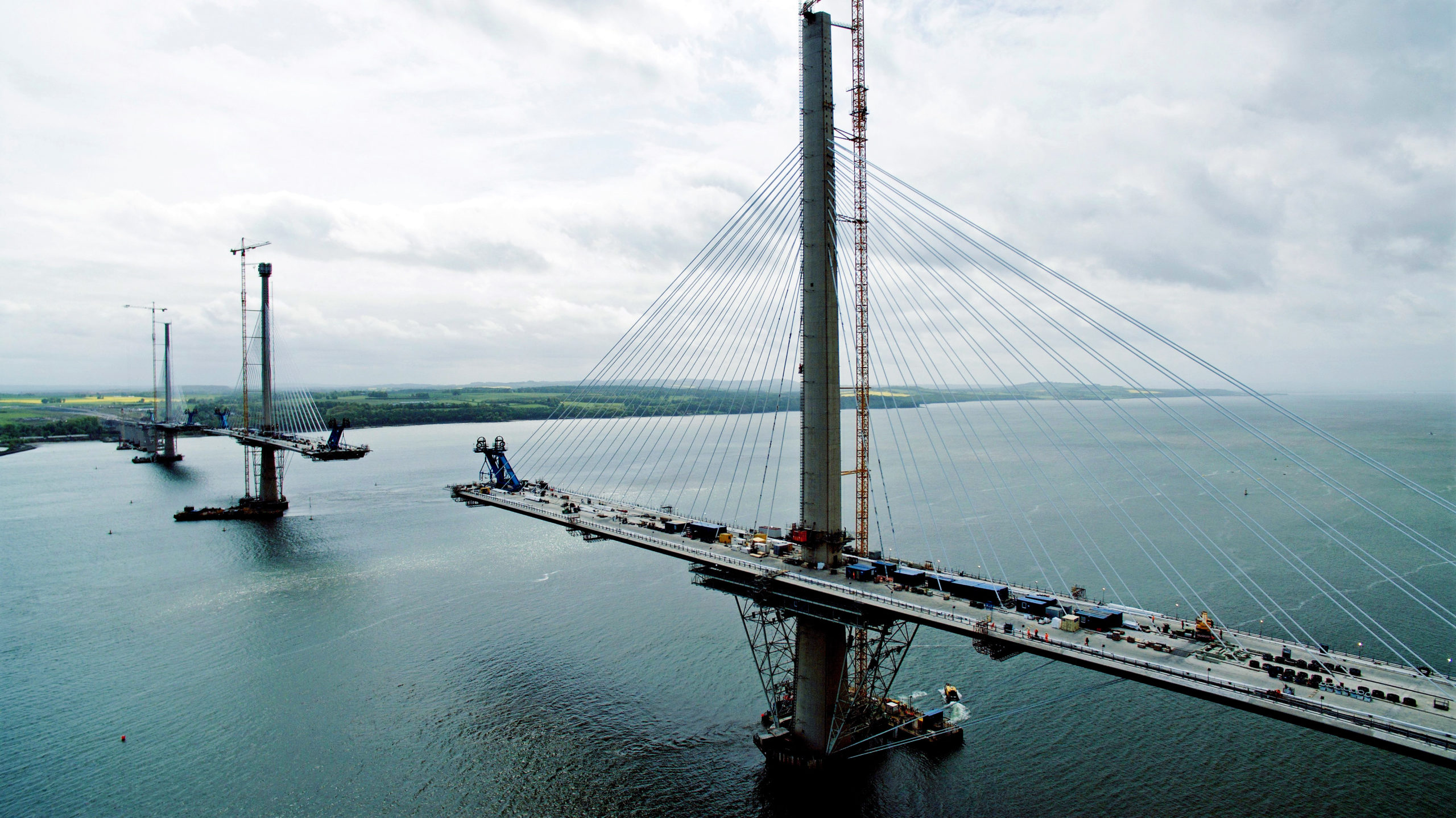 Queensferry Crossing from North case civil and structural engineering project