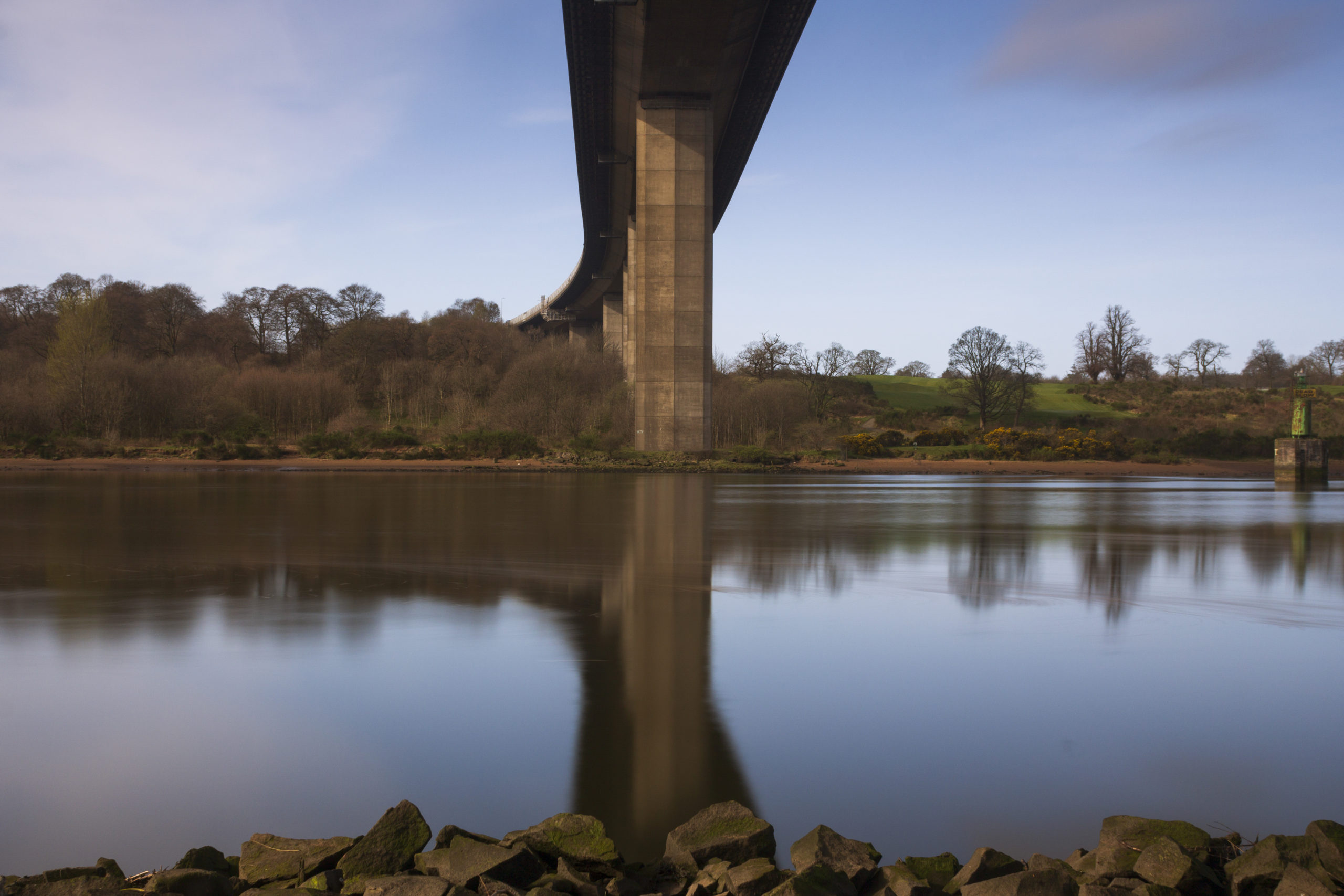 A multi span cable-stayed box girder bridge CaSE civil and structural engineering project erskine bridge