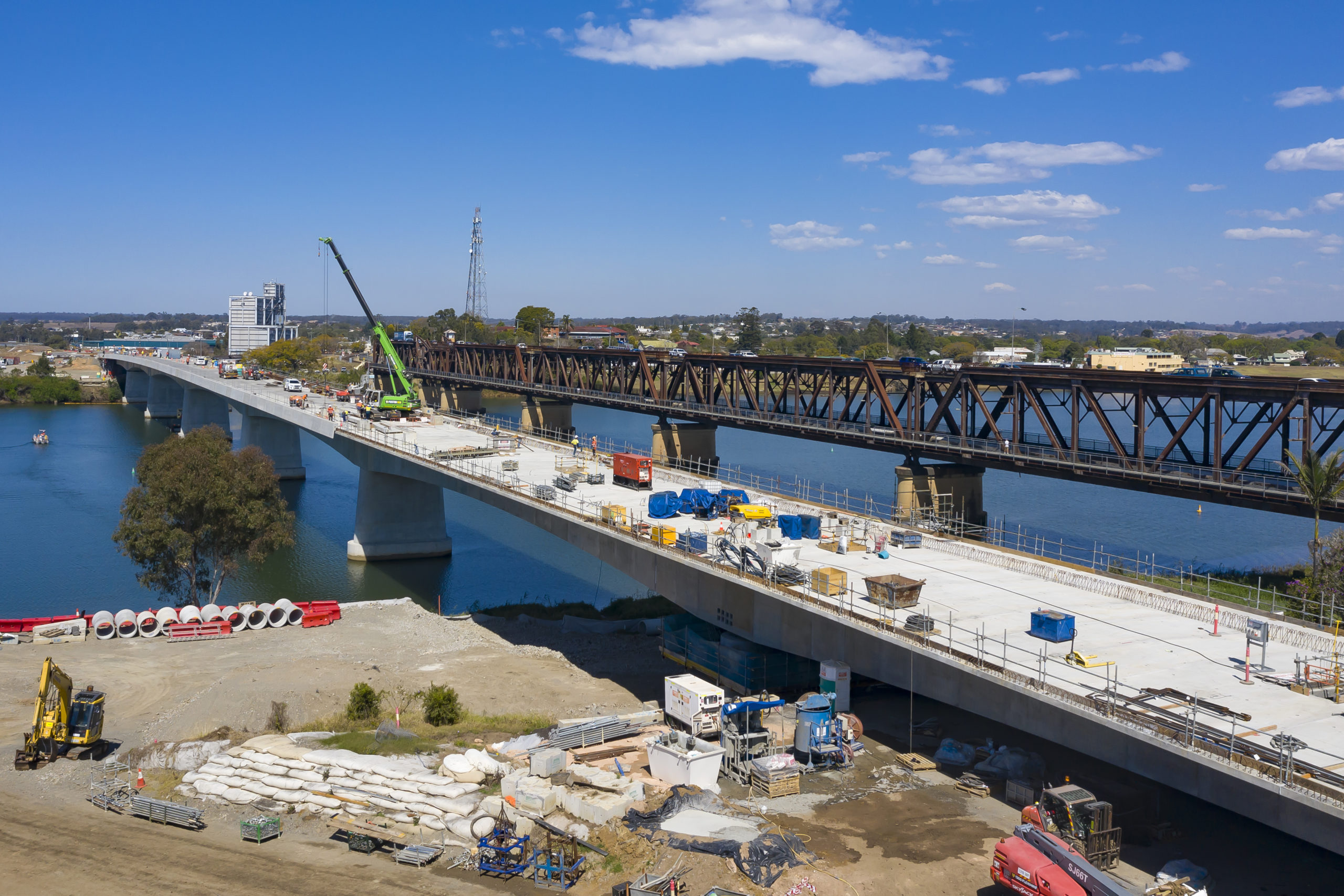 Site visit during the daytime case civil and structural engineering project grafton bridge