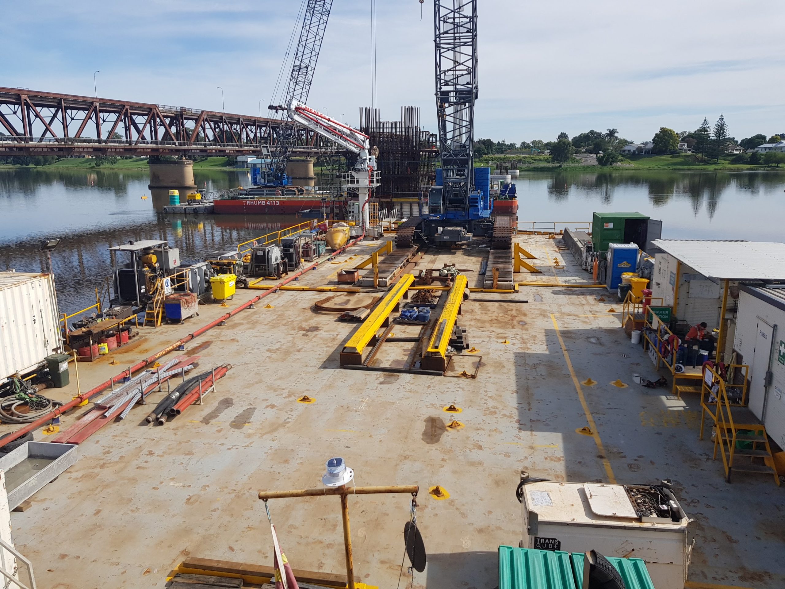 Temporary works progress case civil and structural engineering project grafton bridge