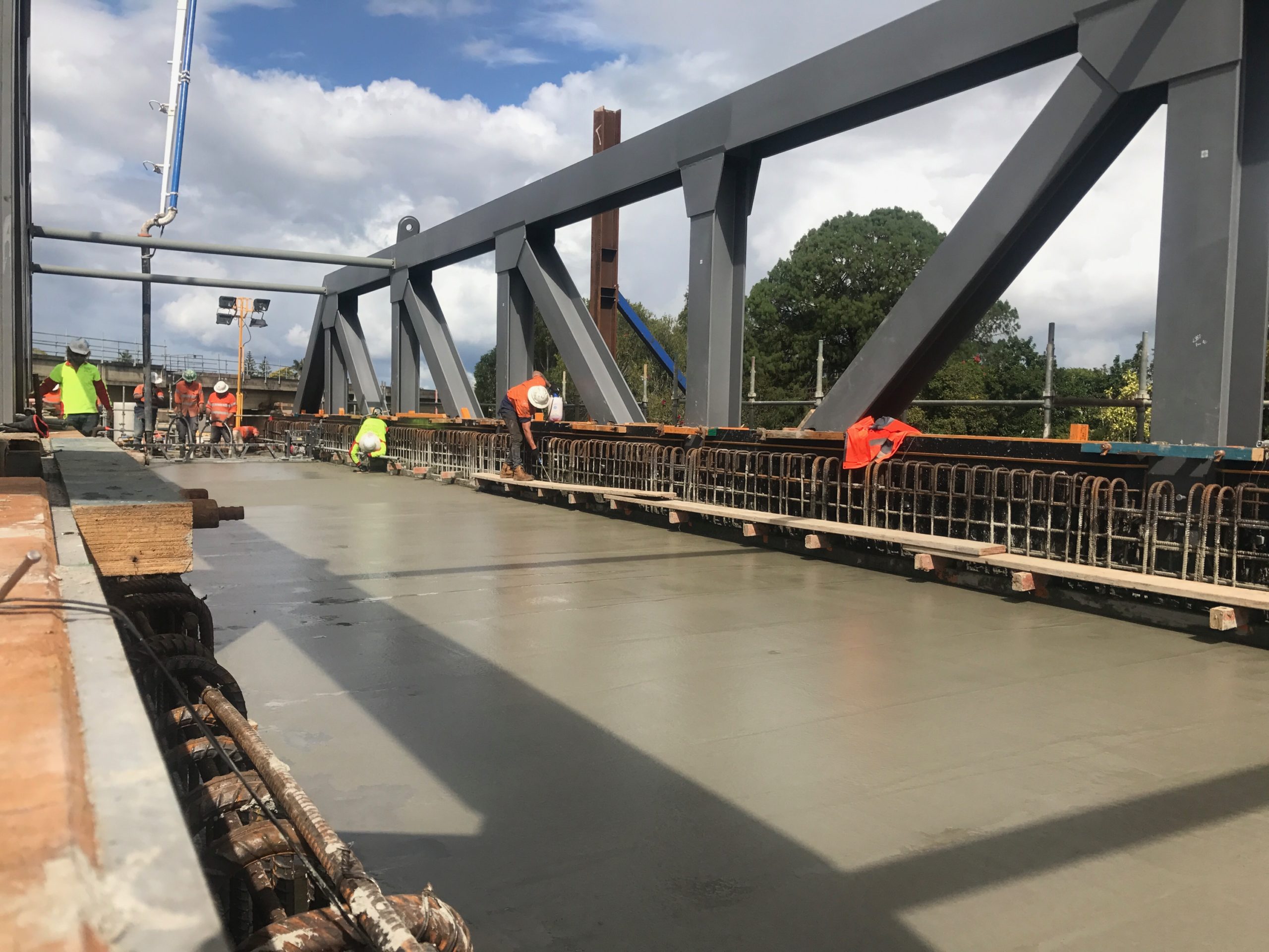 The team hard at work case civil and structural engineering project grafton bridge