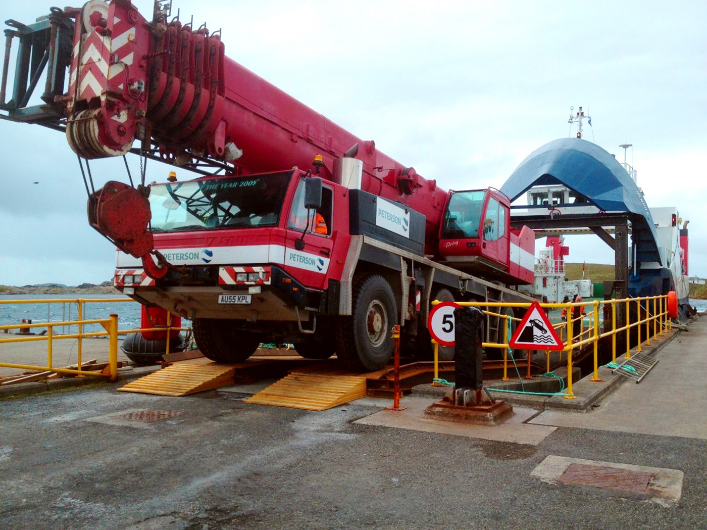 Carrying out refurbishment of the jetty case civil and structural engineering project skerries temporary access bridge