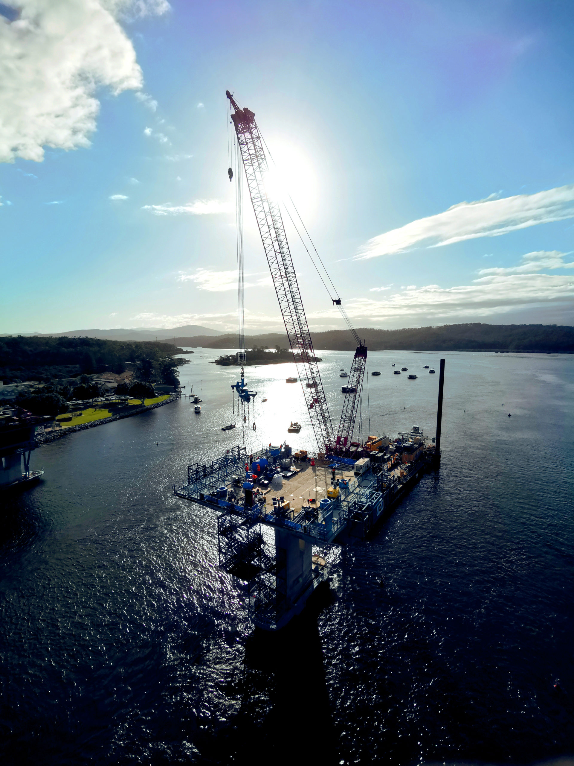 Ensuring stability at all times CaSE civil and structural engineering project batemans bay bridge