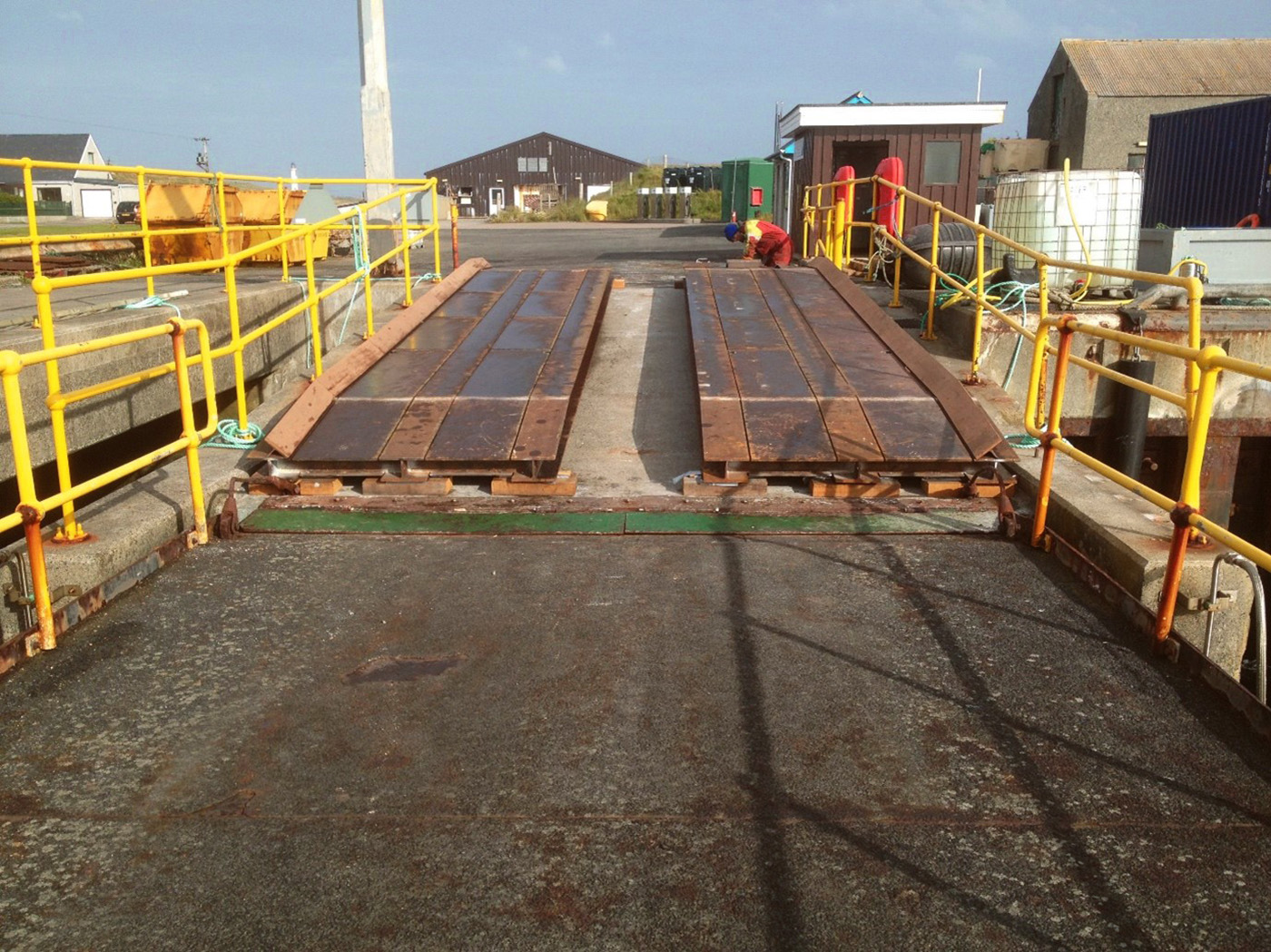 Load-rated existing fixed span case civil and structural engineering project skerries temporary access bridge