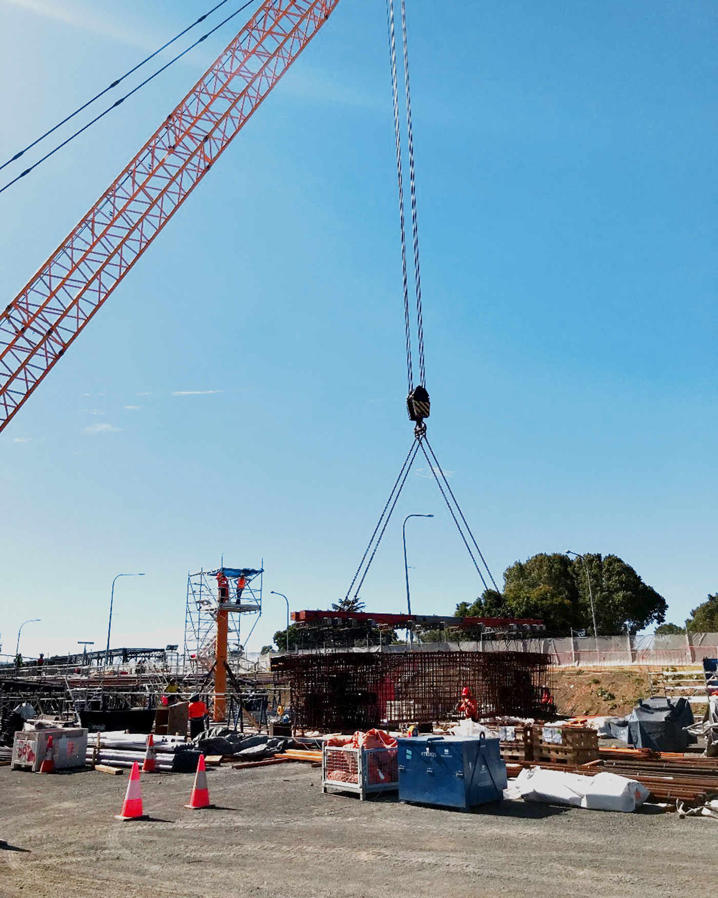 Precast yard for incremental launch case civil and structural engineering project nowra bridge